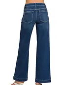 Zenana Dark Wash Wide Leg Denim Jean