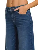 Zenana Dark Wash Wide Leg Denim Jean