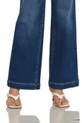 Zenana Dark Wash Wide Leg Denim Jean