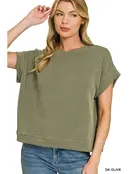Zemma Corded Rib Knit Top