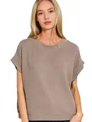 Zemma Corded Rib Knit Top