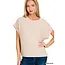 Zemma Corded Rib Knit Top