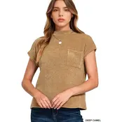 Jaleo Chenille Waffle Sweater