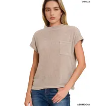 Jaleo Chenille Waffle Sweater