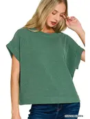 Zemma Corded Rib Knit Top