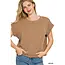 Zemma Corded Rib Knit Top