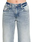 Zenana  Light Washed Straight Leg Denim Jean