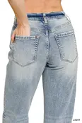 Zenana  Light Washed Straight Leg Denim Jean