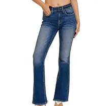 Zenana Dark Wash Bootcut Denim Jean