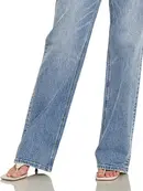 Zenana Medium Washed Straight Stretch Denim Jean
