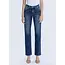 Victoria - High Rise Straight Jeans - Dark