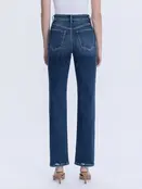 Victoria - High Rise Straight Jeans - Dark