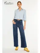 Samia Essentials High Rise Wide Dark Wash