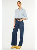 Samia Essentials High Rise Wide Dark Wash