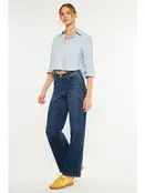 Samia Essentials High Rise Wide Dark Wash