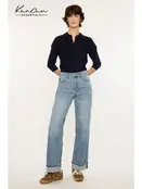 Bellen High Rise Wide Medium Wash