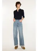 Bellen High Rise Wide Medium Wash