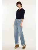 Bellen High Rise Wide Medium Wash