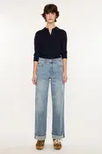 Bellen High Rise Wide Medium Wash