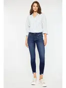Willowbrook Mid Rise Ankle Skinny - Dark
