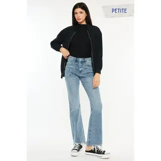 Hawthorne High Rise Flare Jean (Petite)  - Medium