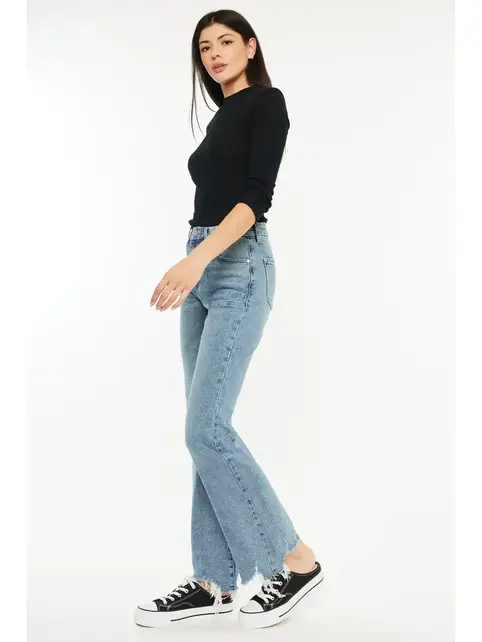 Hawthorne High Rise Flare Jean (Petite)  - Medium
