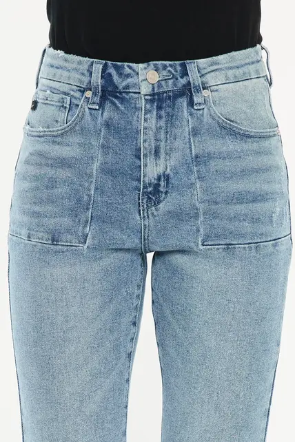 Hawthorne High Rise Flare Jean (Petite)  - Medium