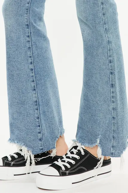 Hawthorne High Rise Flare Jean (Petite)  - Medium