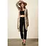 Animal Print Midi Cardigan - Sand