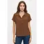 Button Down Collared Shirt - Brown