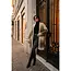 Simellan Long Jacquard Knit Cardigan - Olive