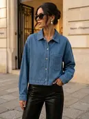 Semmia Denim Shirt Relaxed - Blue