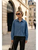 Semmia Denim Shirt Relaxed - Blue