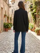 Dellanie Wrap Top w/ Button Front