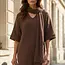 Daria Relaxed Fit Ribbed Maxi Dress