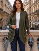 Delise Long Sleeve Cocoon Cardigan