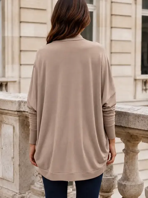 Delise Long Sleeve Cocoon Cardigan