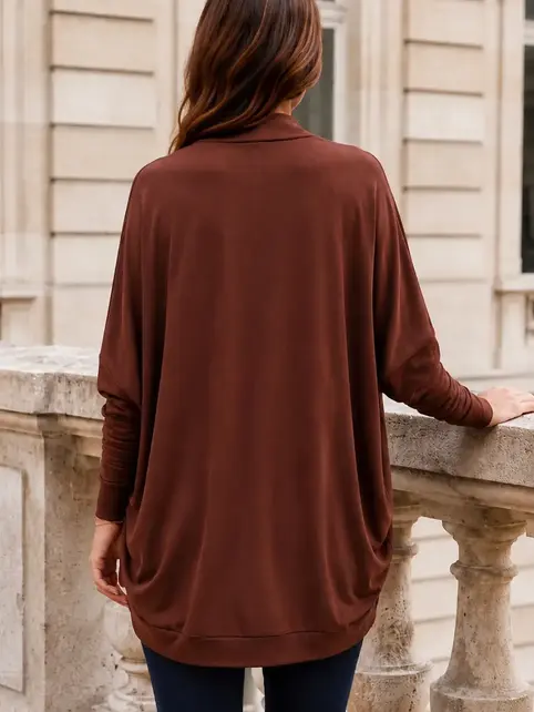 Delise Long Sleeve Cocoon Cardigan