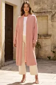 Alyssa Relaxed Long Cardigan - Desert Blush