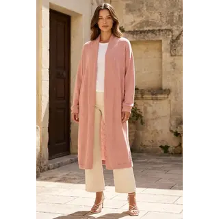Alyssa Relaxed Long Cardigan - Desert Blush