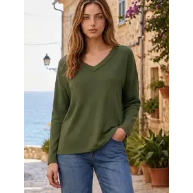 Deasy Lightweight Knit Long Sleeve