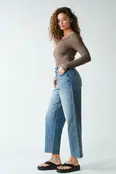 Barely There Boat Neck Micro-Ribbed Top