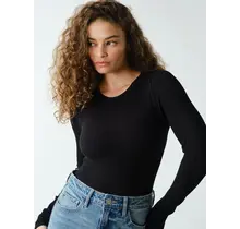 Seamless Ribbed Long Sleeve Top