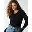 Mono B Seamless Ribbed Long Sleeve Top