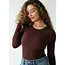 Mono B Seamless Ribbed Long Sleeve Top