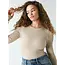Mono B Seamless Ribbed Long Sleeve Top