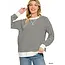 Striped Rib Banded Pullover