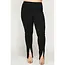 Plus Size Structured and Supportive Leggings - Black