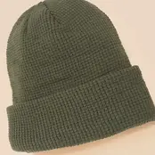 Soft Ribbed Knit Beanies Hat