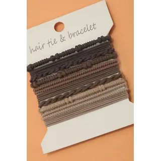 Boho Multi-Style Hair Tie Bracelet Set | 91H51035